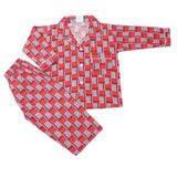 Boys Full Sleeves Night Suit - Red, Kids, Boys Sets And Suits, Chase Value, Chase Value