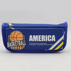 Basketball Pencil Pouch - Dark Blue, Kids, Pencil Boxes And Stationery Sets, Chase Value, Chase Value