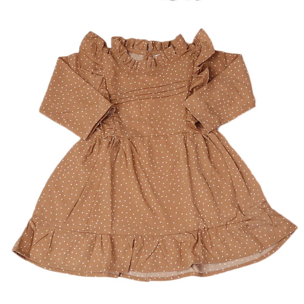 Girls Western Top - Brown, Girls Tops, Chase Value, Chase Value