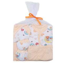 Newborn Gift Set Suits (5 Pcs) - Peach, Kids, NB Boys Sets And Suits, Chase Value, Chase Value