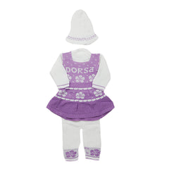 Newborn Girls Irani Suit - Purple, Kids, NB Girls Sets And Suits, Chase Value, Chase Value