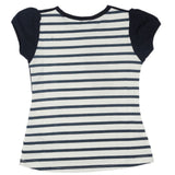 Girls Half Sleeves T-Shirt - Navy Blue, Kids, Girls T-Shirts, Chase Value, Chase Value