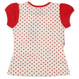 Girls Half Sleeves T-Shirt - Red, Kids, Girls T-Shirts, Chase Value, Chase Value