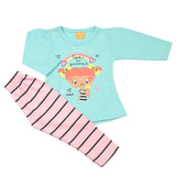 Girls Full Sleeves Suit - Cyan, Girls Suits, Chase Value, Chase Value