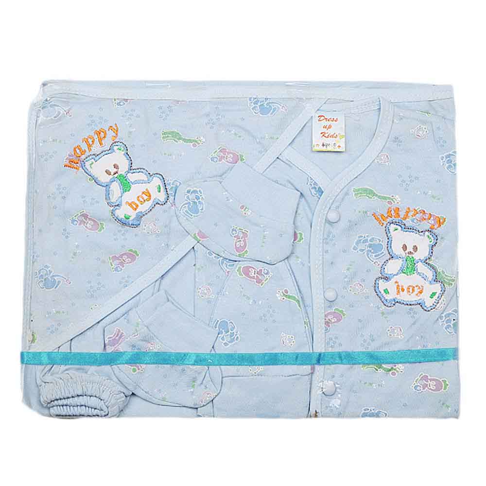 Newborn Gift Set Suits (5 Pcs) - Blue, Kids, NB Boys Sets And Suits, Chase Value, Chase Value