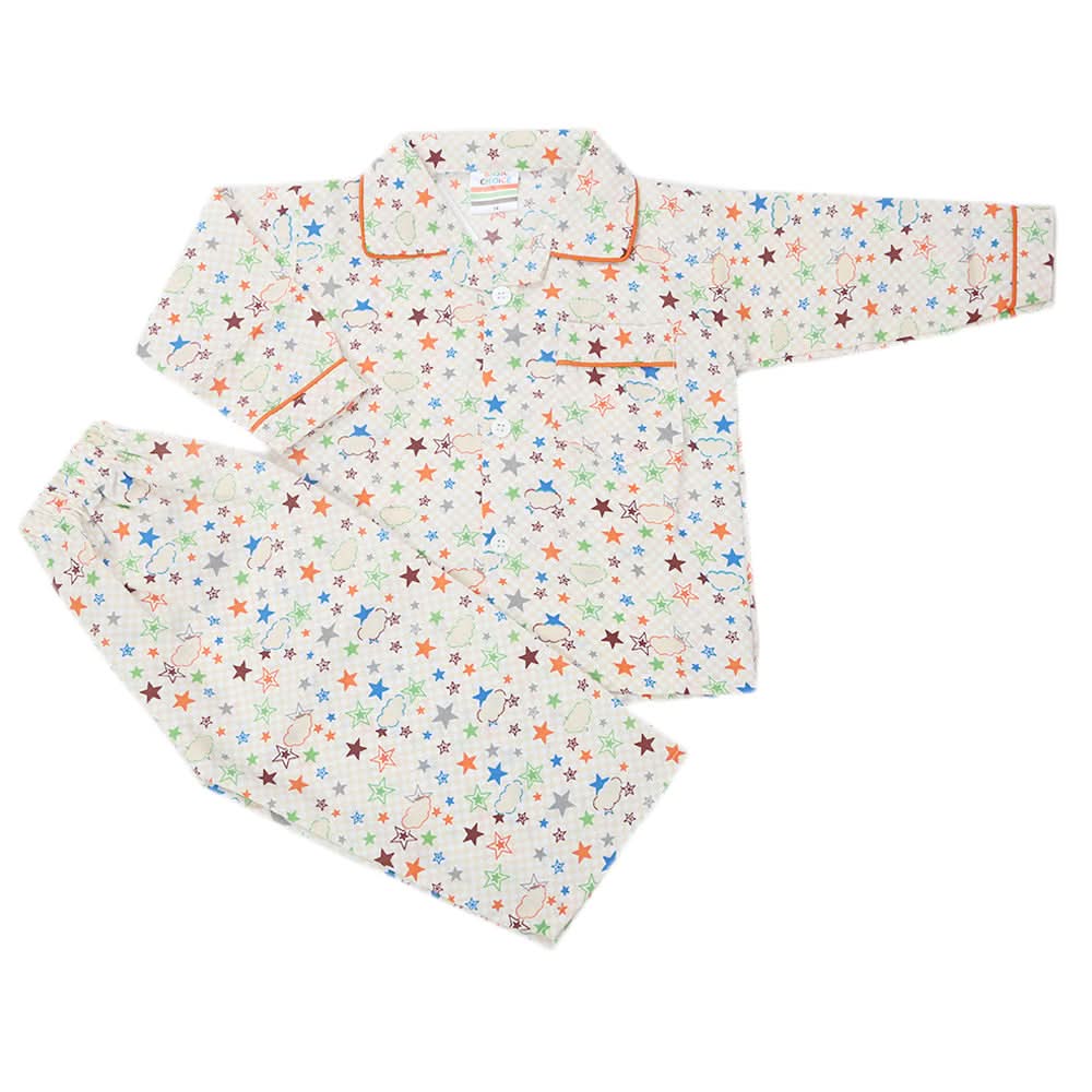Boys Full Sleeves Night Suit - Fawn, Kids, Boys Sets And Suits, Chase Value, Chase Value