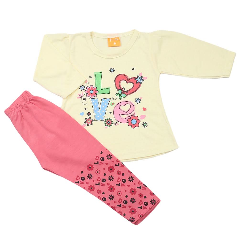 Girls Full Sleeves Suit - Lemon, Girls Suits, Chase Value, Chase Value