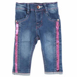Newborn Girls Denim Pant - Blue, Kids, Pants And Capri, Chase Value, Chase Value