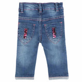 Newborn Girls Denim Pant - Blue, Kids, Pants And Capri, Chase Value, Chase Value