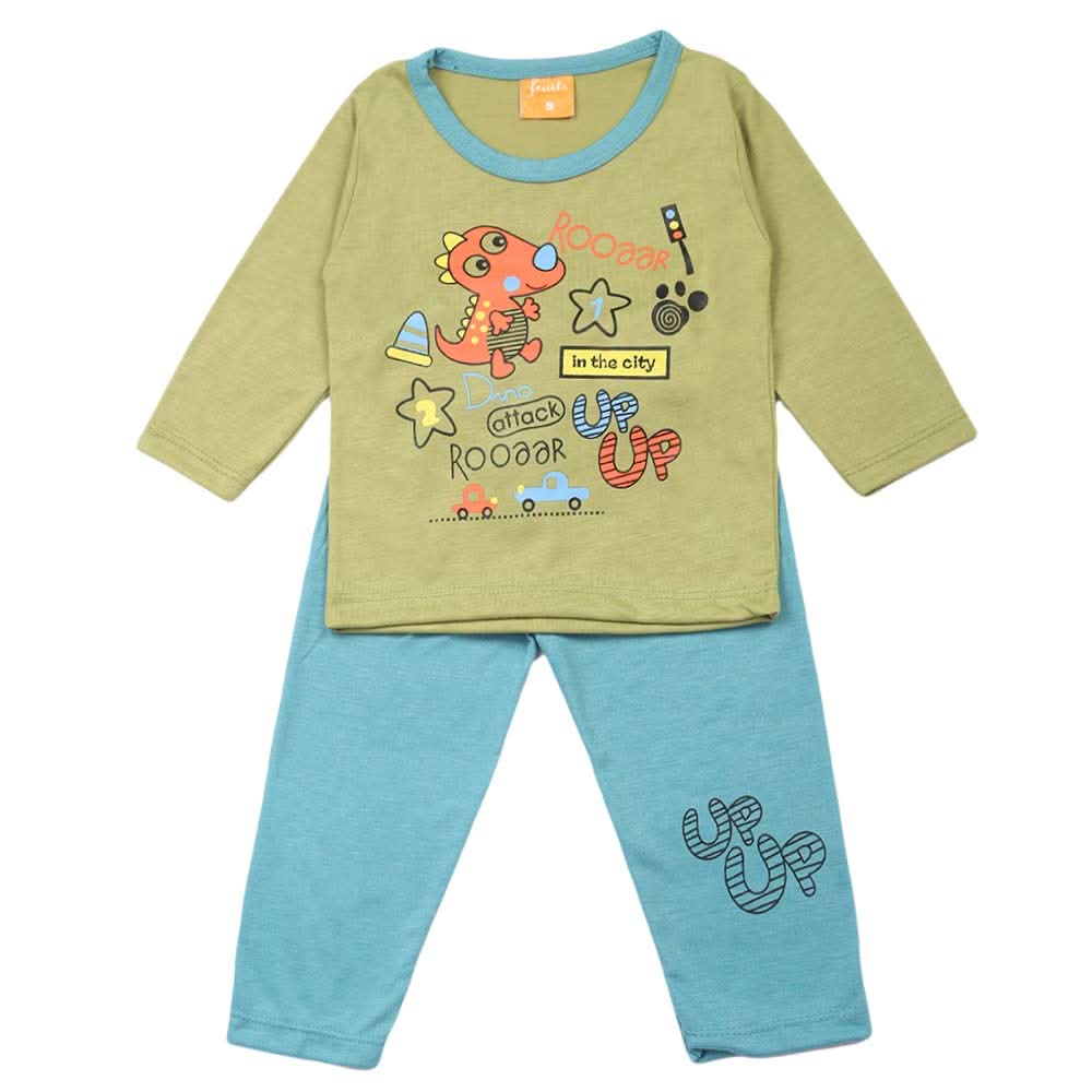 Boys Full Sleeves Suit - Light Green, Boys Sets & Suits, Chase Value, Chase Value