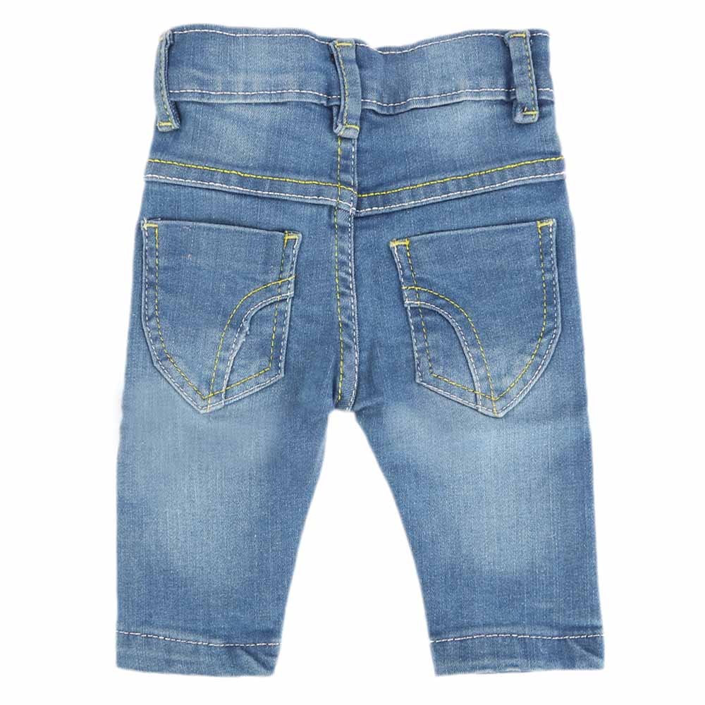 Newborn Girls Denim Pant - Blue, Kids, Pants And Capri, Chase Value, Chase Value