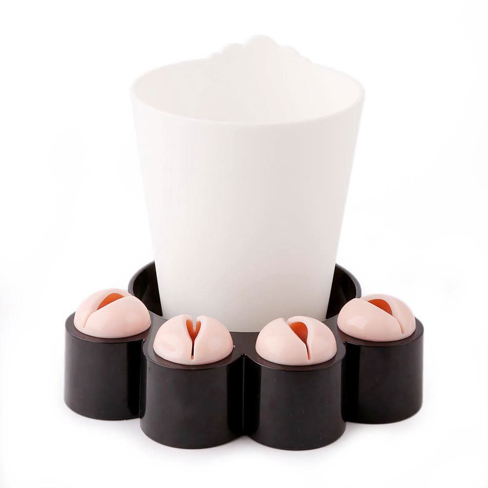 Tooth Brush Holder and Storage Cup - Black, Home & Lifestyle, Storage Boxes, Chase Value, Chase Value