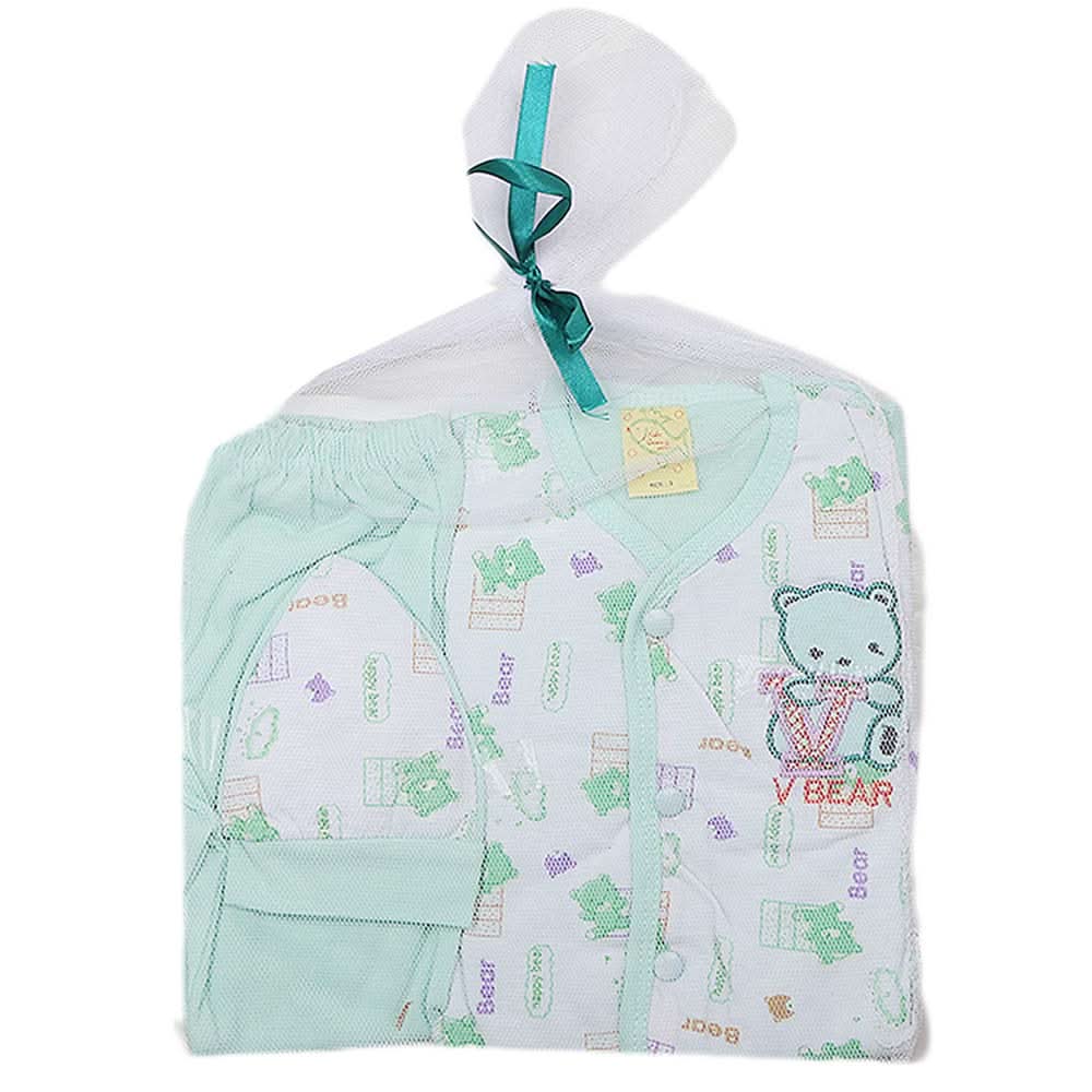 Newborn Gift Set Suits (3 Pcs) - Green, Kids, NB Boys Sets And Suits, Chase Value, Chase Value