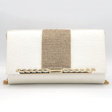 Women's Fancy Clutch 6700- White, Women, Clutches, Chase Value, Chase Value