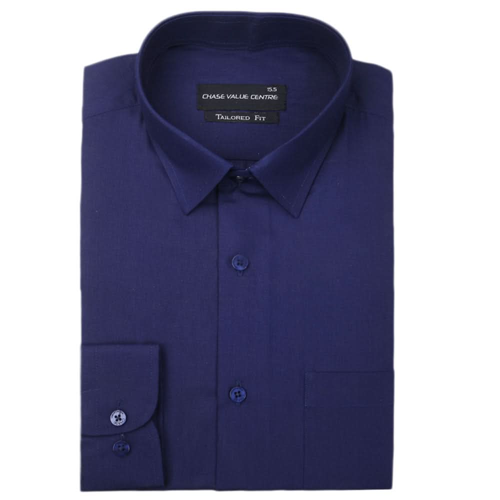 Men's Formal Shirt - Royal-Blue, Men, Shirts, Chase Value, Chase Value