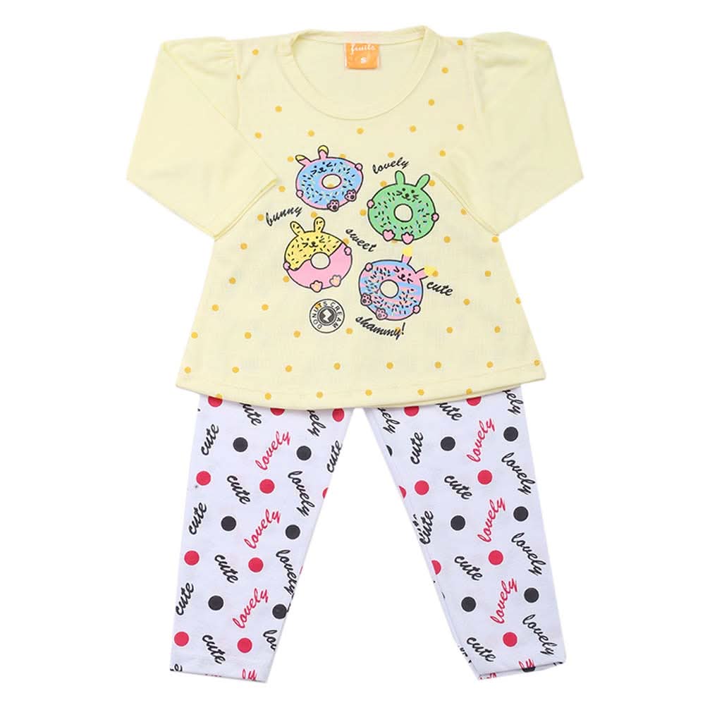 Girls Full Sleeves Suit - Lemon, Girls Suits, Chase Value, Chase Value