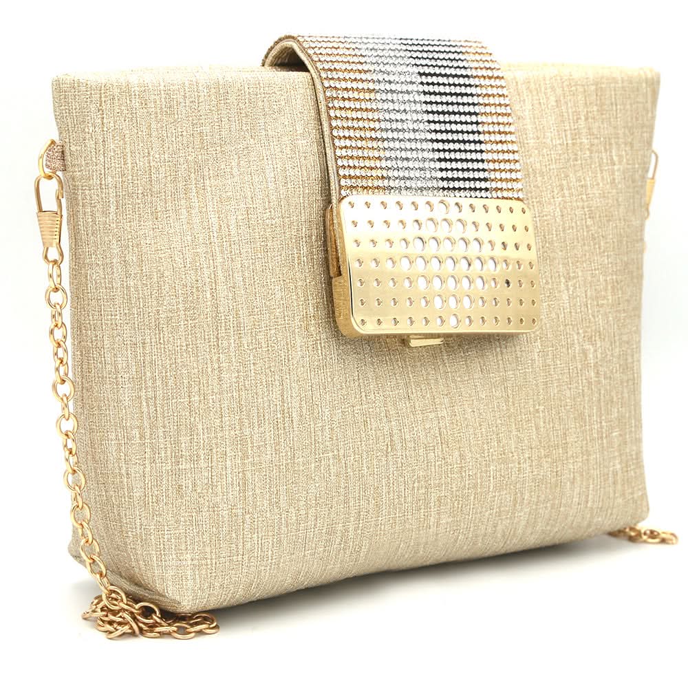 Women's Fancy Handbag 6798 - Golden, Women, Bags, Chase Value, Chase Value