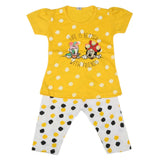 Girls Half Sleeves Suit - Yellow, Kids, Girls Sets And Suits, Chase Value, Chase Value
