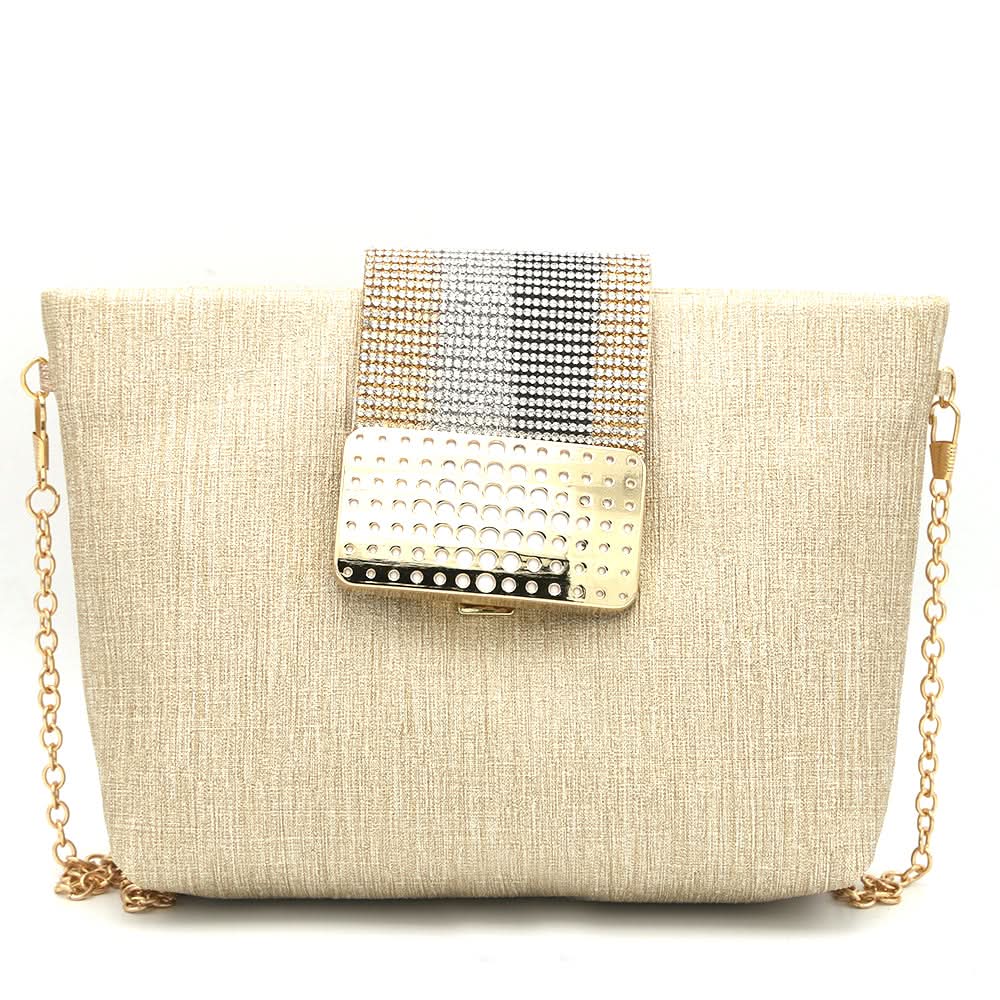 Women's Fancy Handbag 6798 - Golden, Women, Bags, Chase Value, Chase Value
