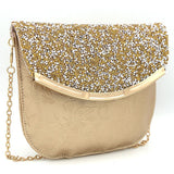 Women's Fancy Clutch 6717 - Golden, Women, Clutches, Chase Value, Chase Value