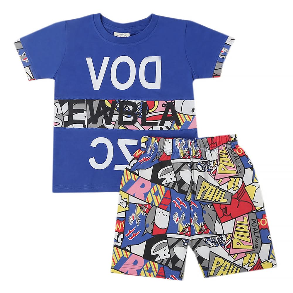 Boys Short Suit - Royal Blue, Kids, Boys Sets And Suits, Chase Value, Chase Value