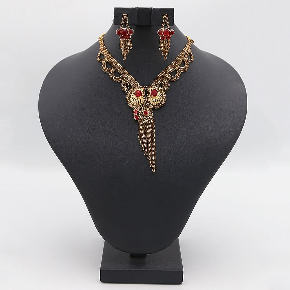 Women's Jewellery Set - Red, Women, Jewellery Set, Chase Value, Chase Value