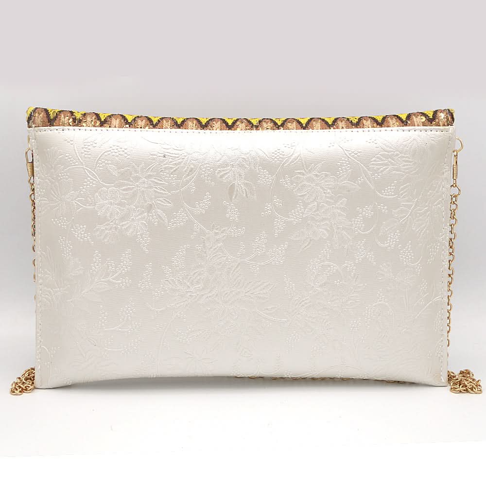 Women's Clutch 6471 - Off White, Women, Clutches, Chase Value, Chase Value