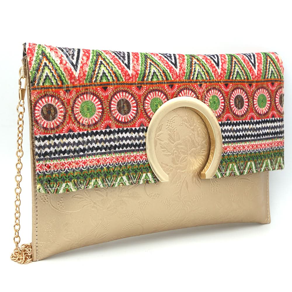 Women's Clutch 6471 - Golden, Women, Clutches, Chase Value, Chase Value