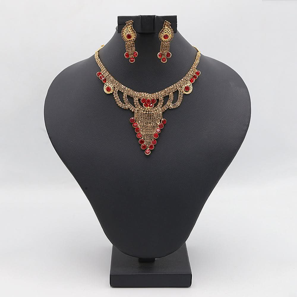 Women's Jewellery Set - Red, Women, Jewellery Set, Chase Value, Chase Value