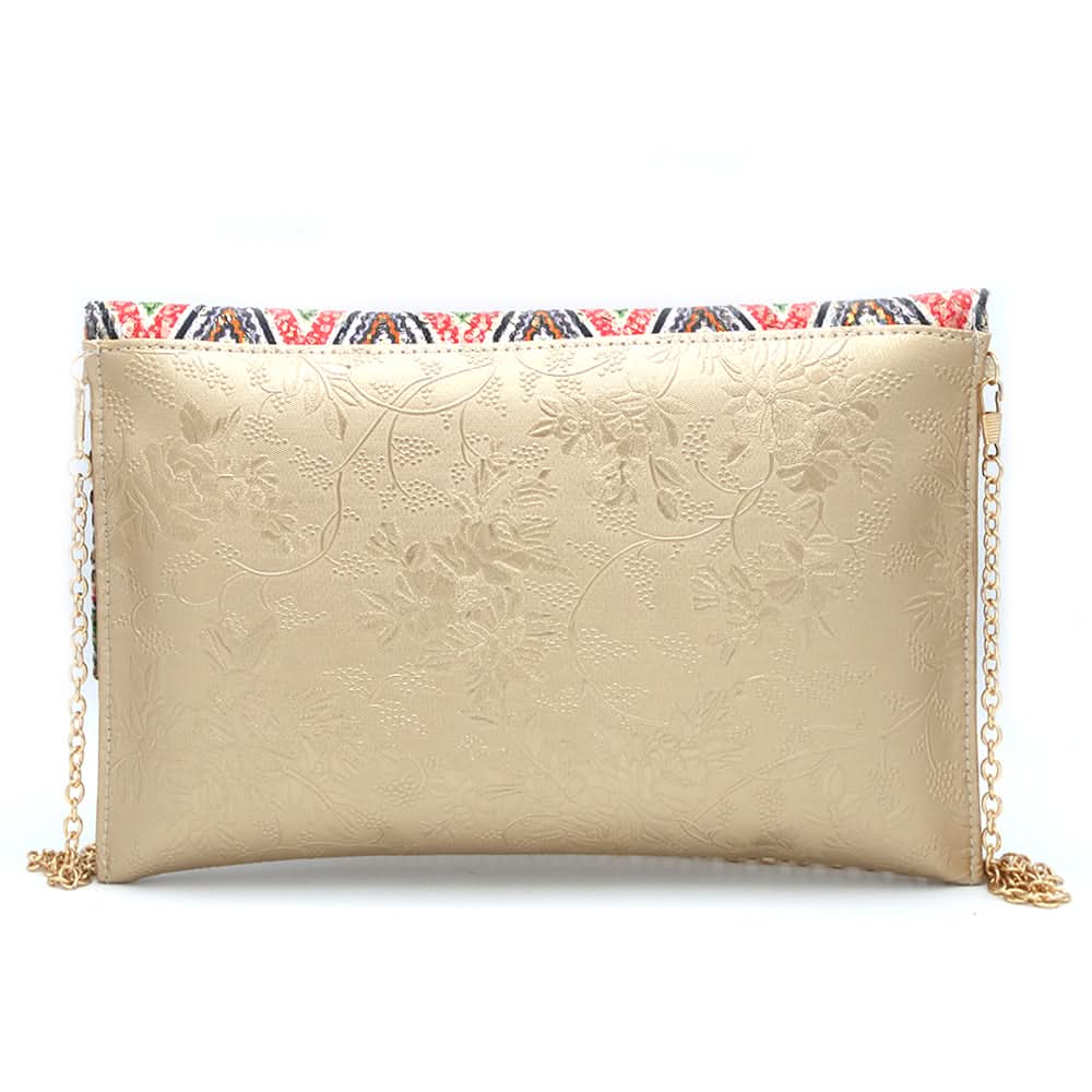 Women's Clutch 6471 - Golden, Women, Clutches, Chase Value, Chase Value