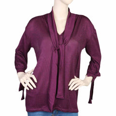 Women's Western Top - Purple, Women, T-Shirts And Tops, Chase Value, Chase Value