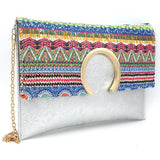 Women's Clutch 6471 - Silver, Women, Clutches, Chase Value, Chase Value