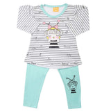 Girls Full Sleeves Suit - Sea Green, Girls Suits, Chase Value, Chase Value