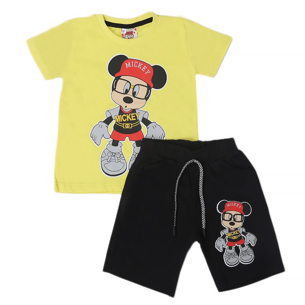 Boys Short Suit - Yellow, Kids, Boys Sets And Suits, Chase Value, Chase Value