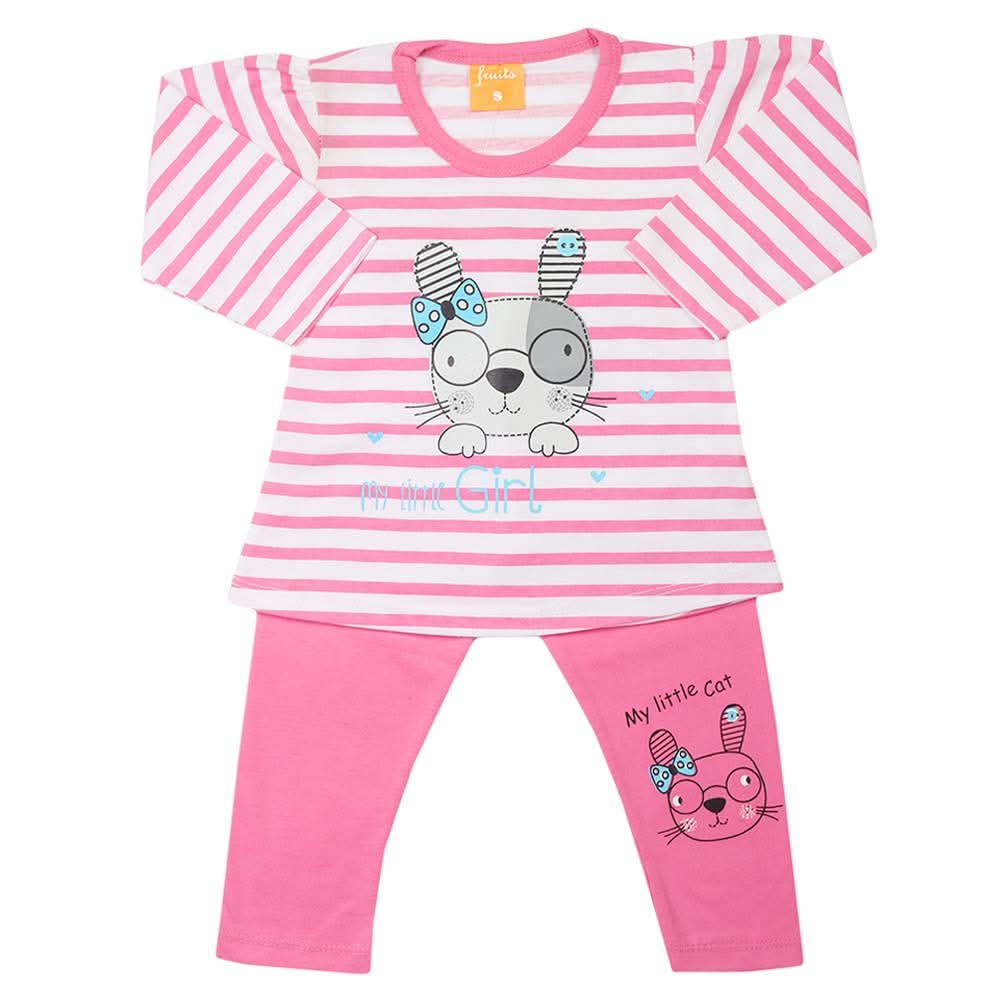 Girls Full Sleeves Suit - Dark Pink, Girls Suits, Chase Value, Chase Value
