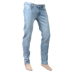 Men's Denim Pants - Light Blue, Men, Casual Pants And Jeans, Chase Value, Chase Value