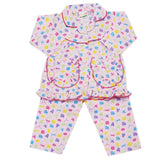 Girls Full Sleeves Night Suit - Pink, Kids, Girls Sets And Suits, Chase Value, Chase Value