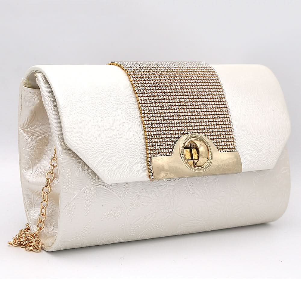 Women's Bridal Clutch 6879 - White, Women, Clutches, Chase Value, Chase Value