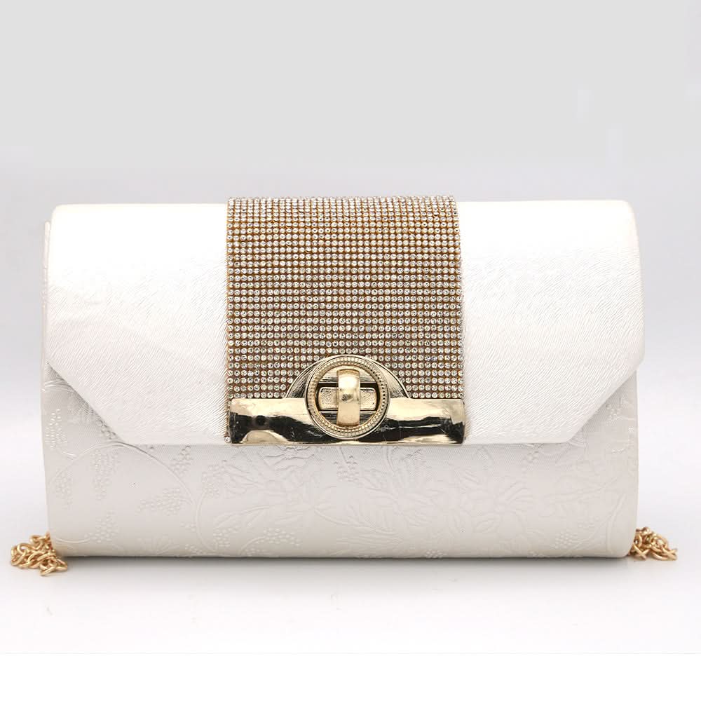 Women's Bridal Clutch 6879 - White, Women, Clutches, Chase Value, Chase Value