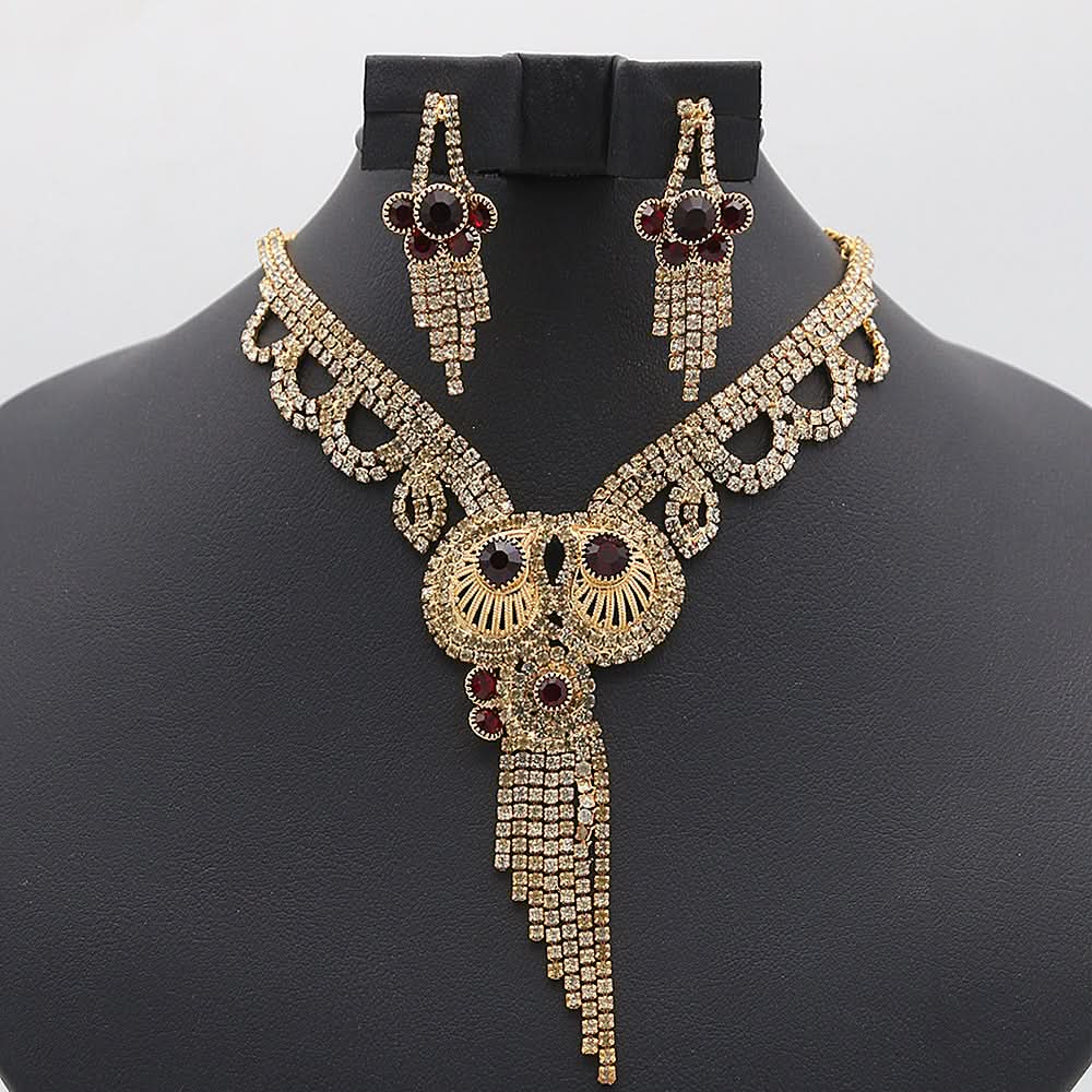 Women's Jewellery Set  - Maroon, Women, Jewellery Set, Chase Value, Chase Value