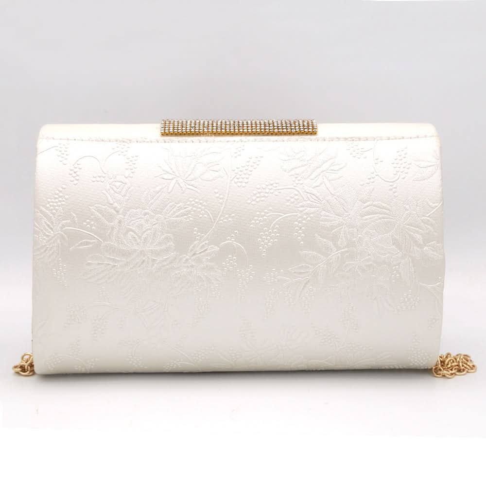 Women's Bridal Clutch 6879 - White, Women, Clutches, Chase Value, Chase Value