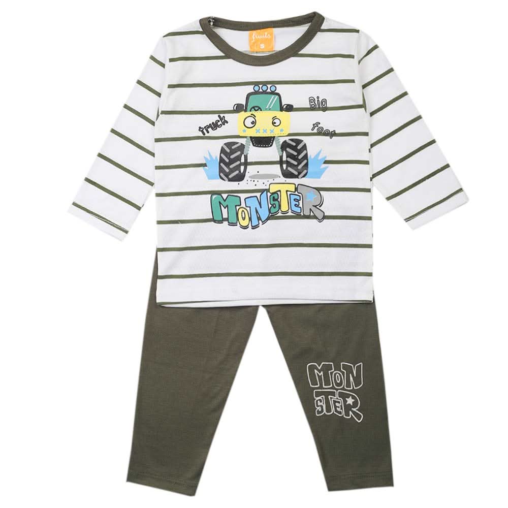 Boys Full Sleeves Suit - Dark Green, Boys Sets & Suits, Chase Value, Chase Value