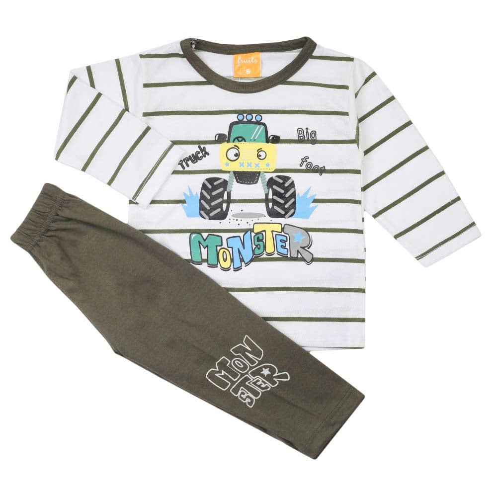 Boys Full Sleeves Suit - Dark Green, Boys Sets & Suits, Chase Value, Chase Value