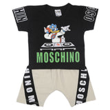 Newborn Boys Half Sleeves Suit - Black, Kids, Newborn Boys Sets And Suits, Chase Value, Chase Value
