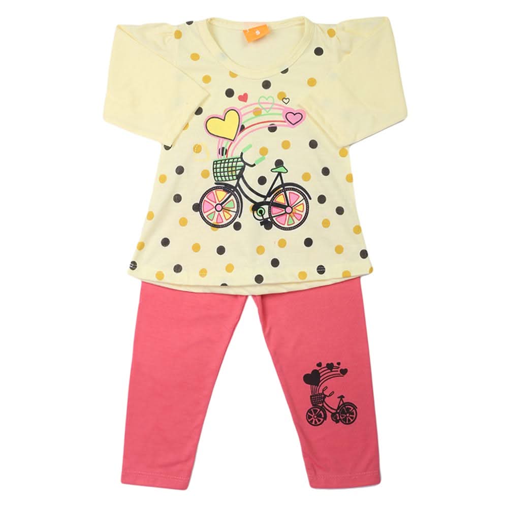 Girls Full Sleeves Suit - Lemon, Girls Suits, Chase Value, Chase Value