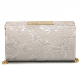 Women's Bridal Clutch 6879 - Grey, Women, Clutches, Chase Value, Chase Value