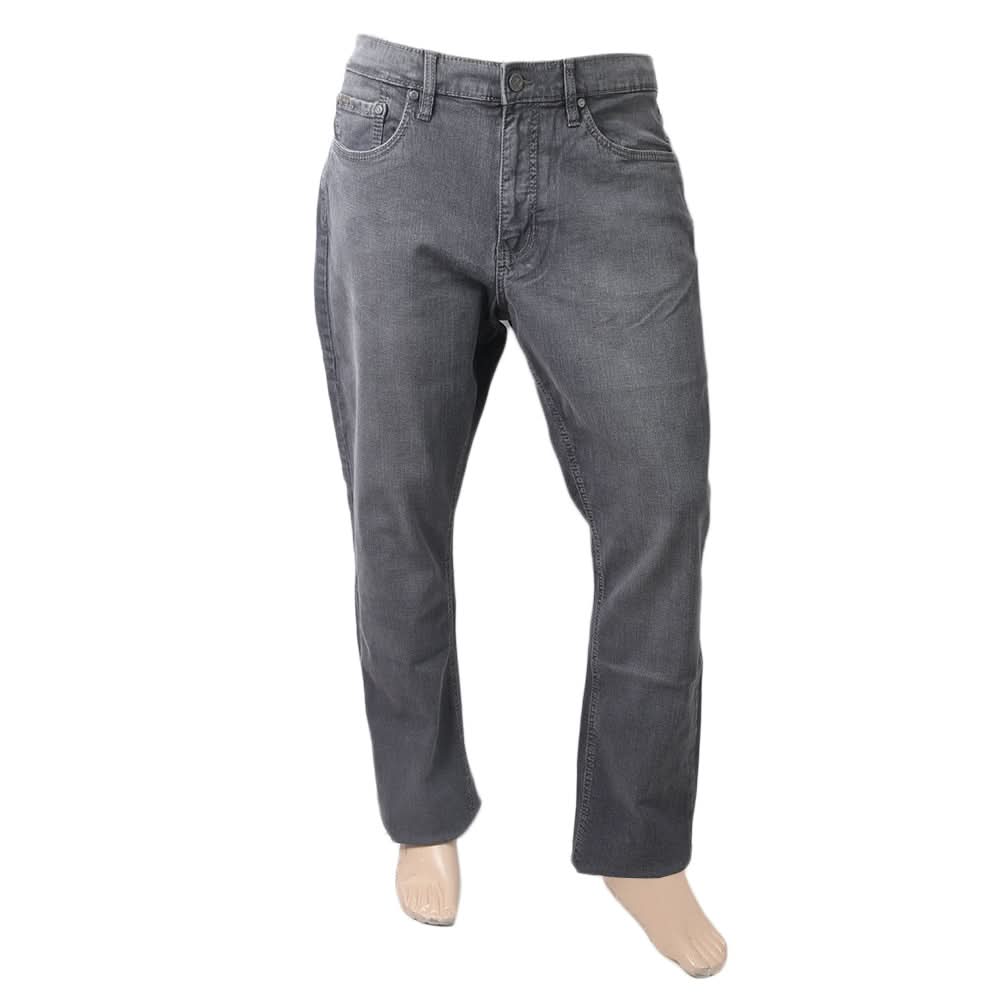Men's Basic Denim - Grey, Men, Casual Pants And Jeans, Chase Value, Chase Value