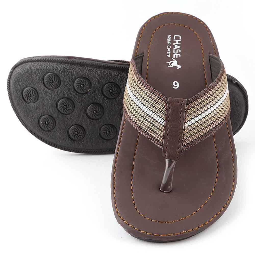 Men's Slippers (733) - Brown, Men, Slippers, Chase Value, Chase Value