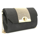 Women's Bridal Clutch 6879 - Black, Women, Clutches, Chase Value, Chase Value
