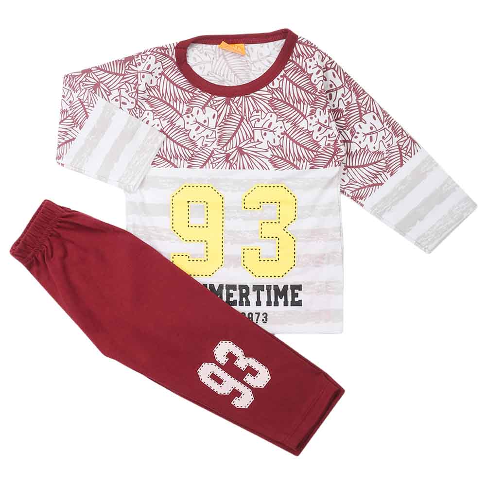 Boys Full Sleeves Suit - Maroon, Boys Sets & Suits, Chase Value, Chase Value